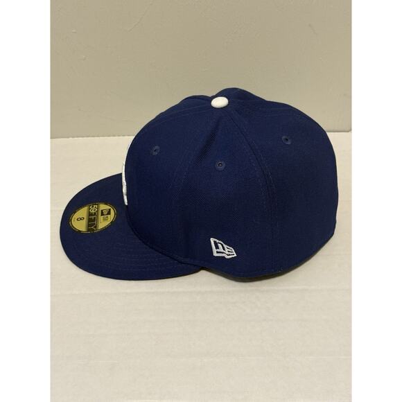 Los Angeles Dodgers New Era Authentic On-Field 59FIFTY Fitted Hat - Blue 8 - Picture 2 of 8